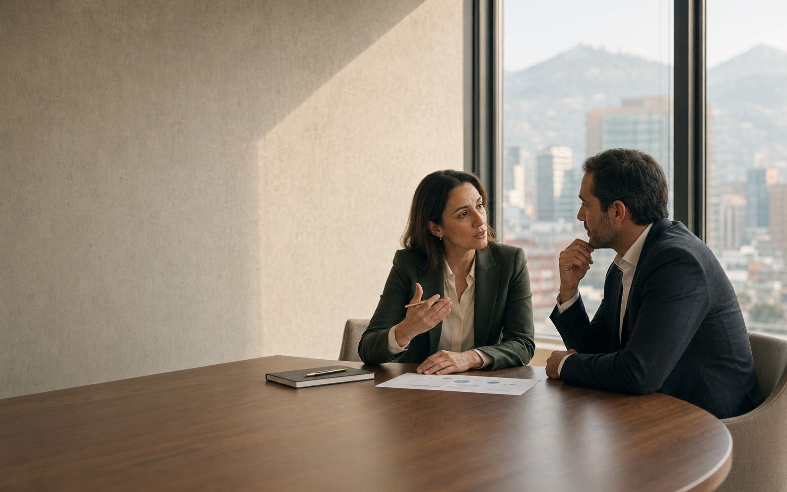 Conversación de acompañamiento para una decisión inmobiliaria